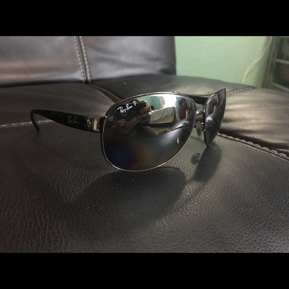 Rayban polarized aviator sunglasses